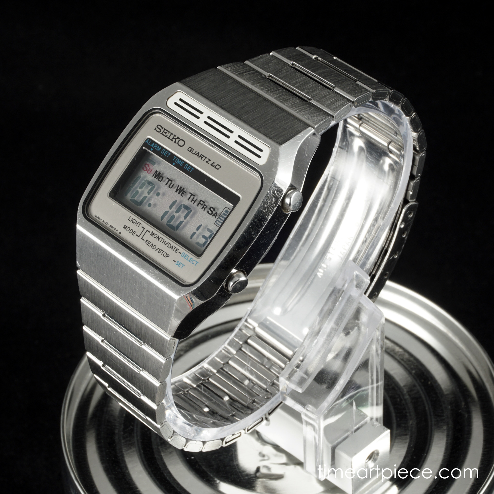 Seiko A133 5000 Silver Time Art Piece