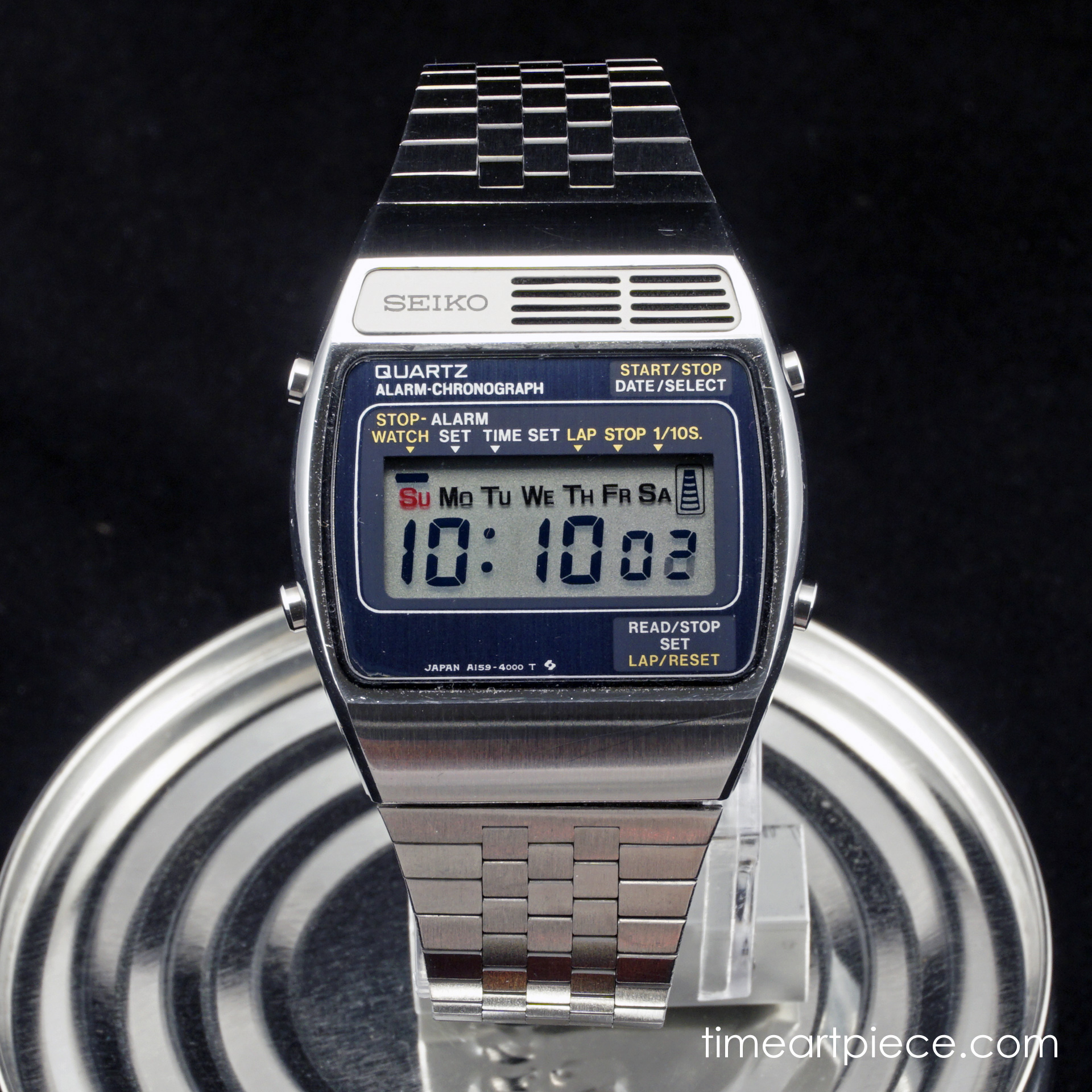 Seiko A159-4000 Blue - Time Art Piece