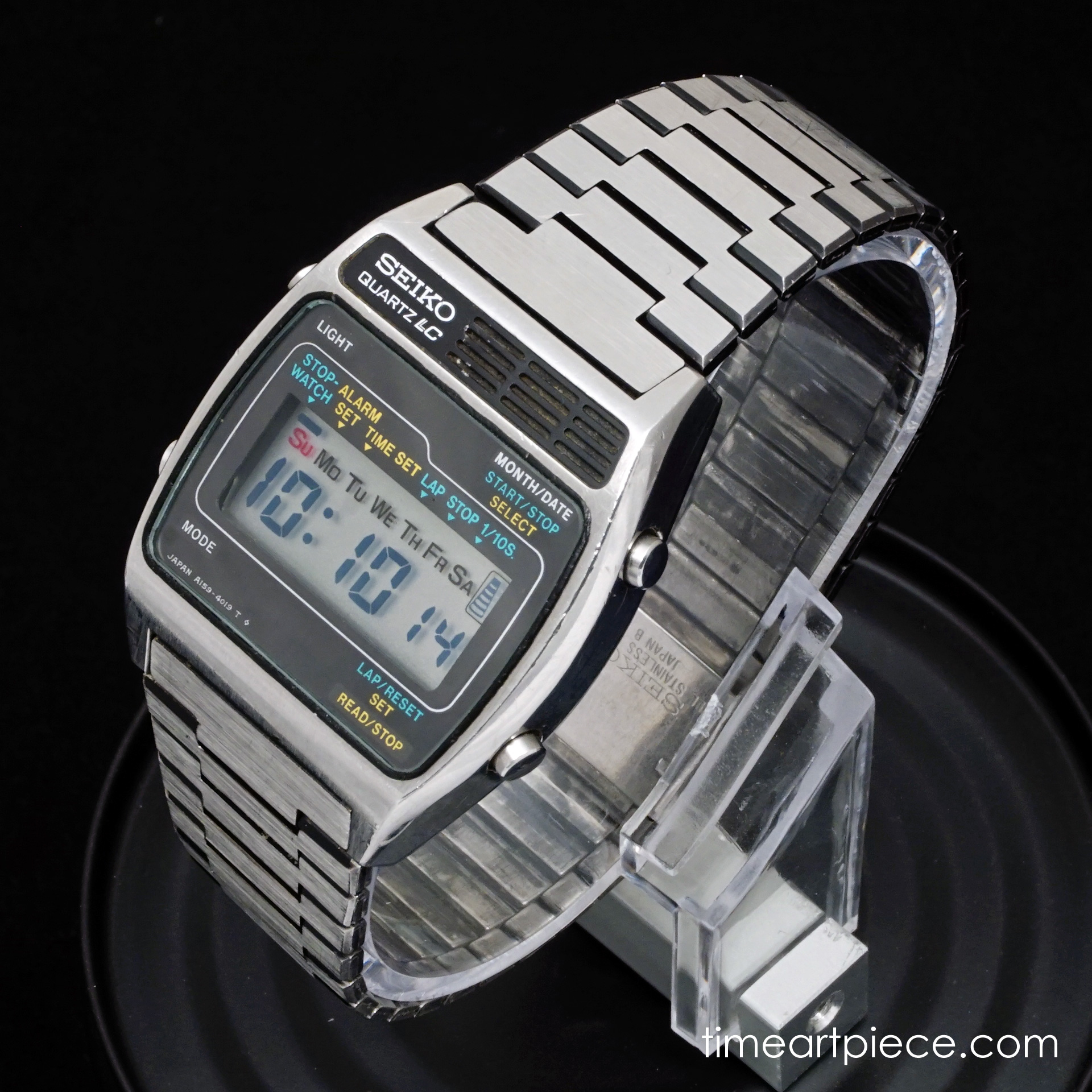 Seiko A159-4019 Black - Time Art Piece