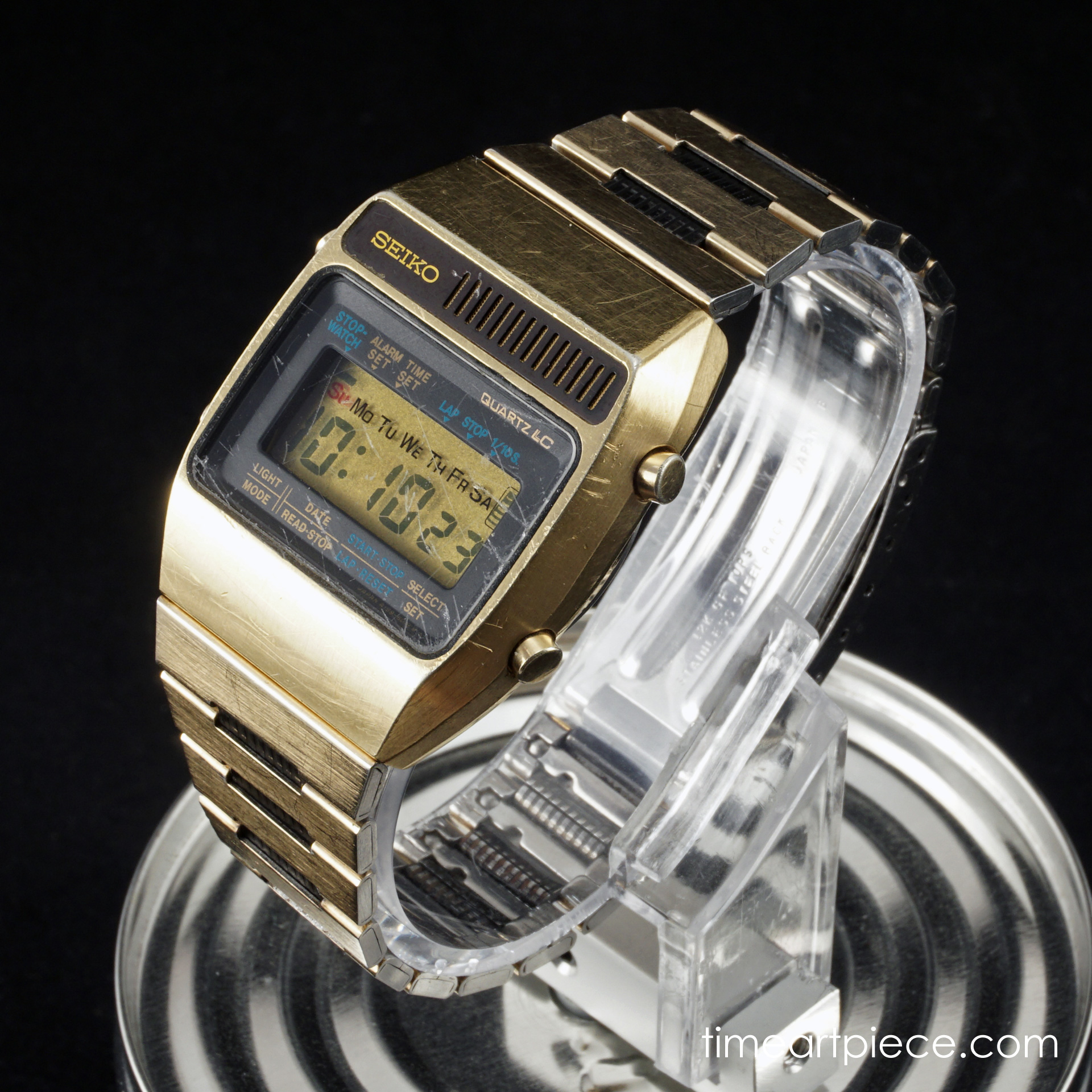 Seiko A159 5019 Gold Time Art Piece