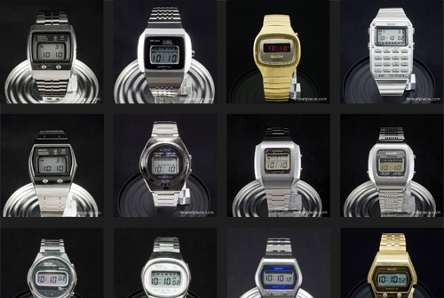 Vintage Heuer Digital Watches, Vintage Collection